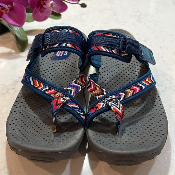 Skechers Women Reggae Zig Swag Outdoor Strappy  Sandals Size 10 - Picture 5 of 15